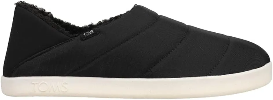 TOMS Mens Ezra Faux Fur Scuff Casual Slippers Casual - Grey