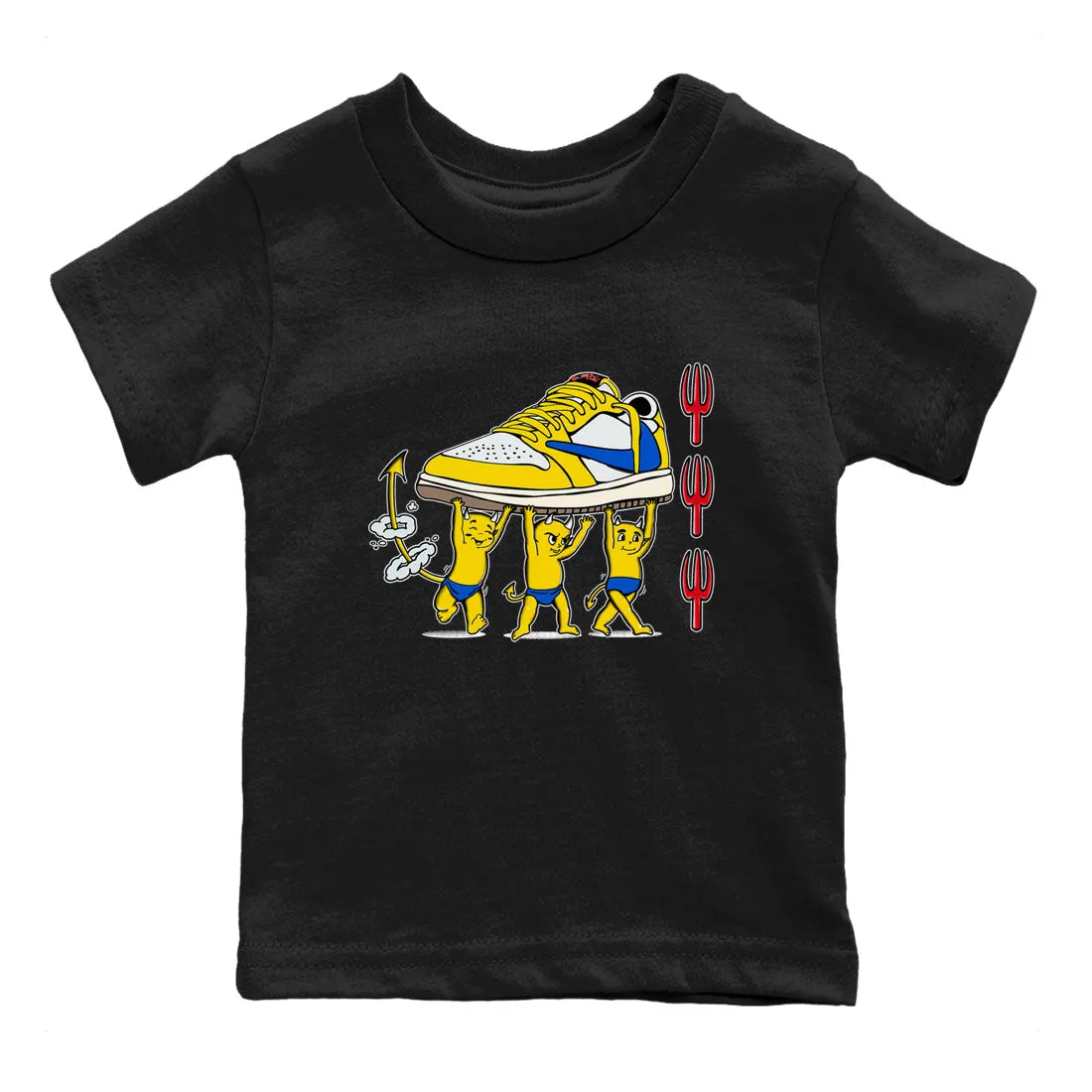 Travis Devil Air Sneaker 1 Tees - Efficient SNRT Babies Kids Jordan Scott Big-value deals Canary