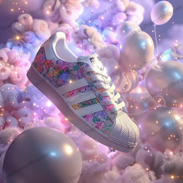 Trendy Sneaker Art AI MidJourney Image Prompt, 9465
