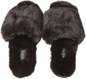 Twelve AM Co. Womens So Good Fluffy Slippers