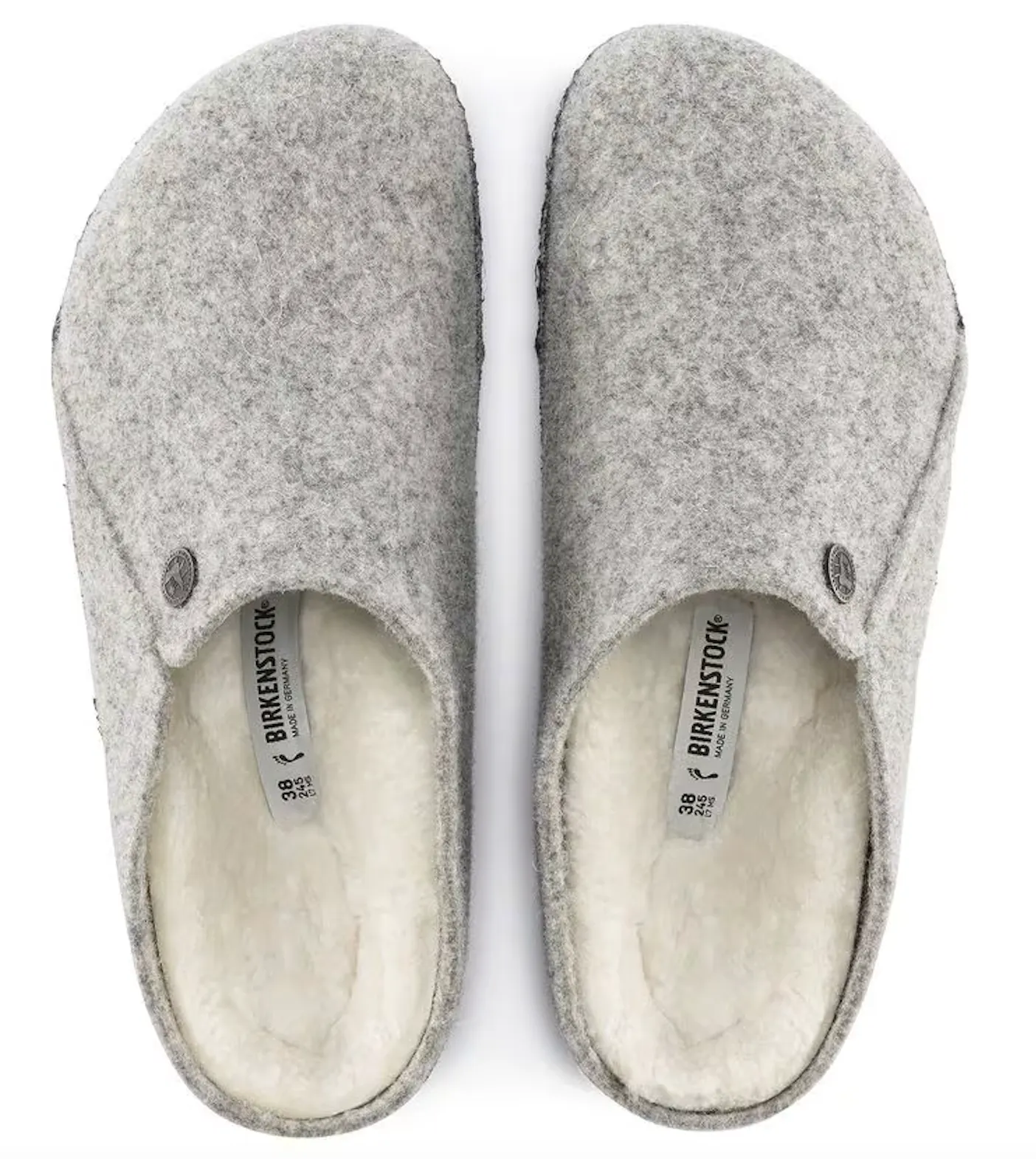 UNISEX BIRKENSTOCK ZERMATT RIVET SHEARLING | LIGHT GRAY