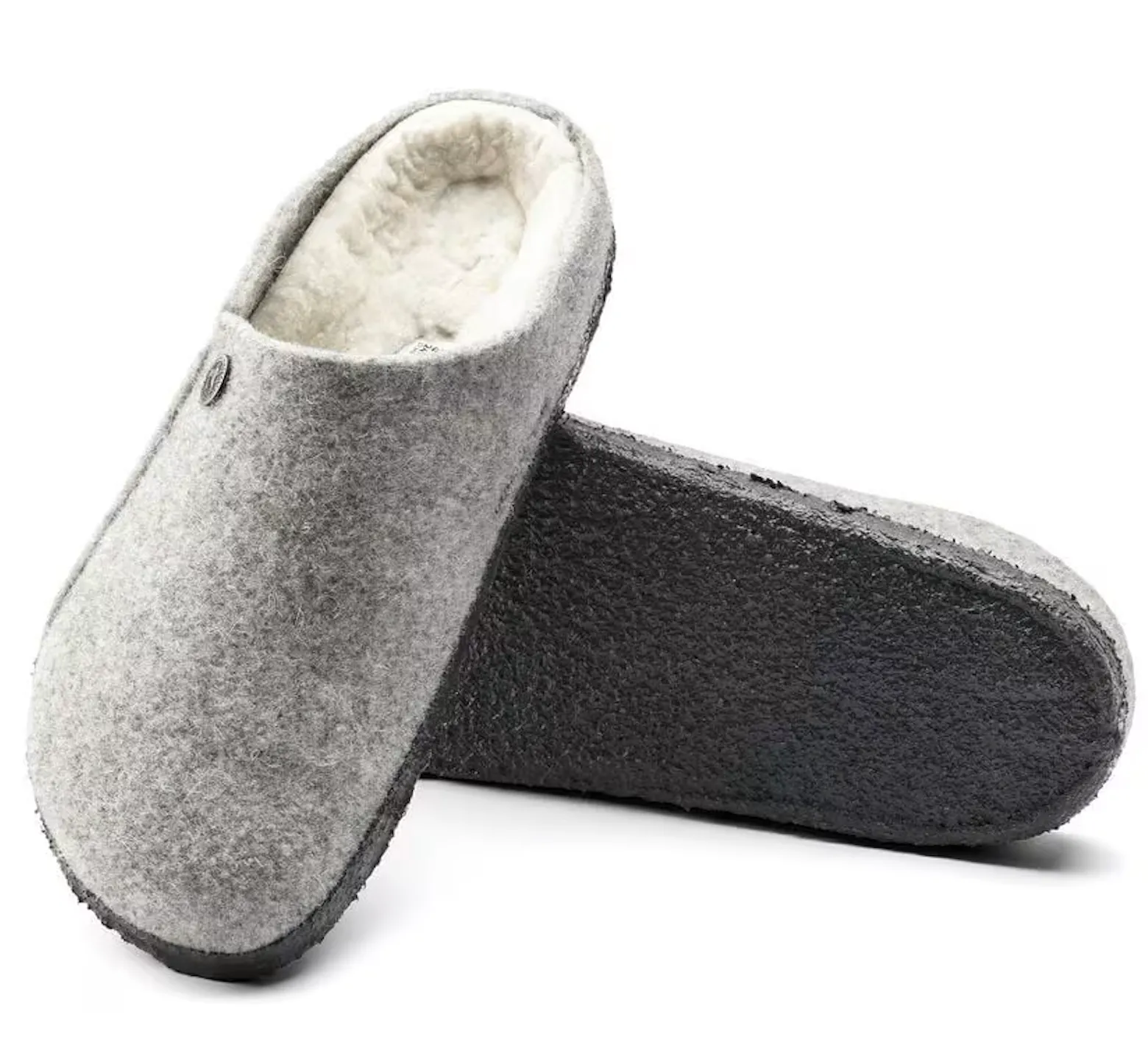 UNISEX BIRKENSTOCK ZERMATT RIVET SHEARLING | LIGHT GRAY