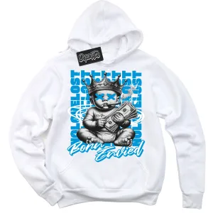 University Blue 17s Sneaker Hoodie Born Envied Graphic