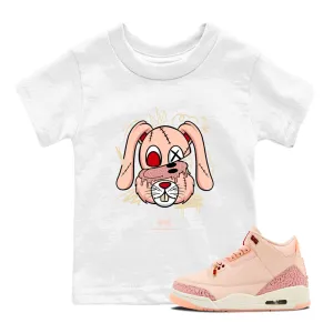 Valentines Tees Air 3 Quick shipping - Kids Sneaker Crazy SNRT Day Jordan Superior-grade Bunny