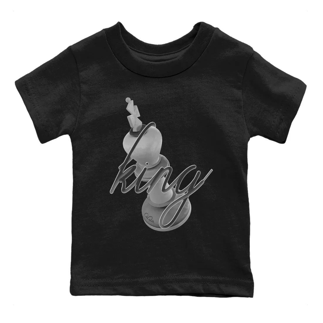 Value-for-money Tees SNRT 4 - Cement Kids 3D King Jordan Sneaker Expedited shipping Wet Air