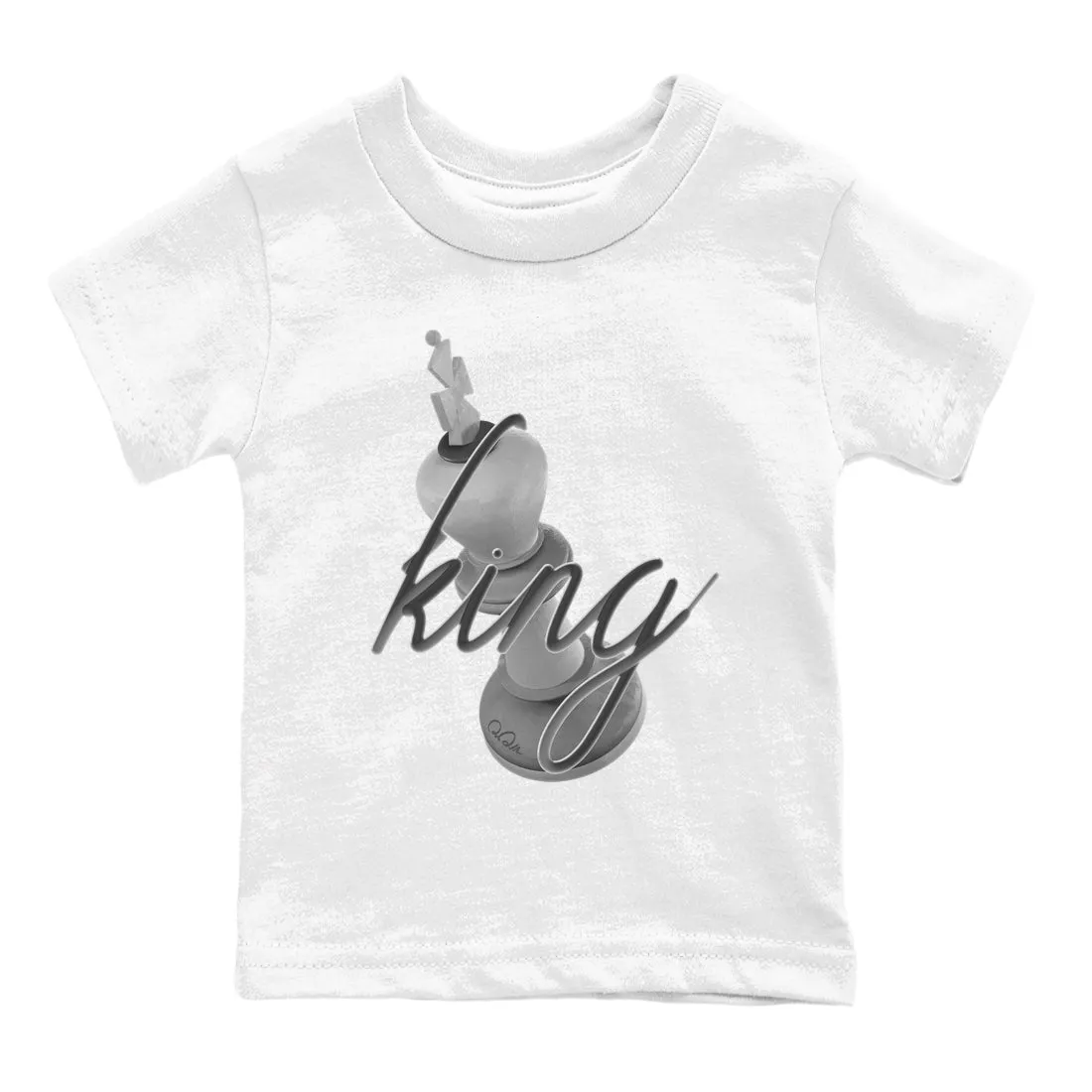 Value-for-money Tees SNRT 4 - Cement Kids 3D King Jordan Sneaker Expedited shipping Wet Air