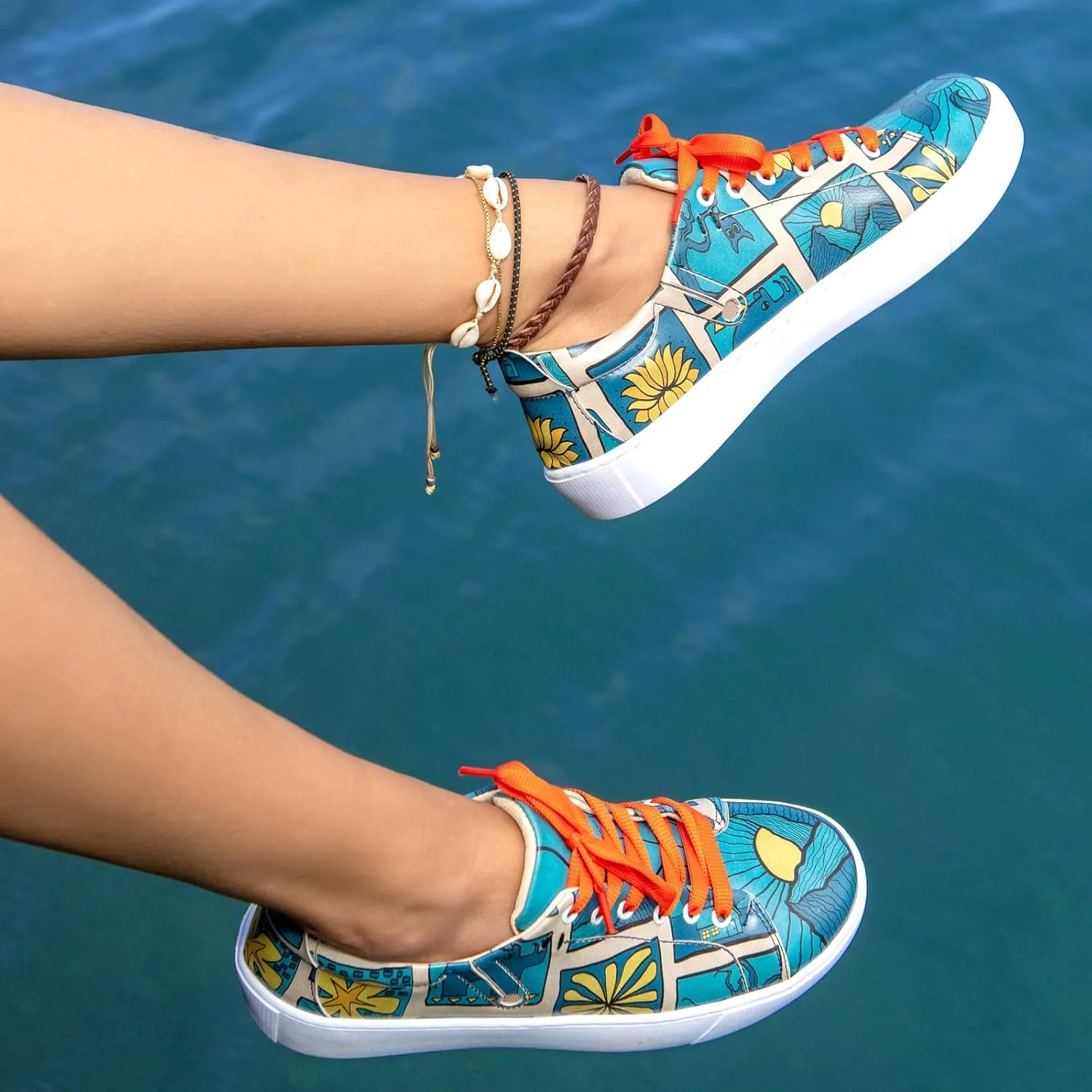 Vegan Leather Sneakers for Women - Handmade and Unique Fashion Sneakers for Women