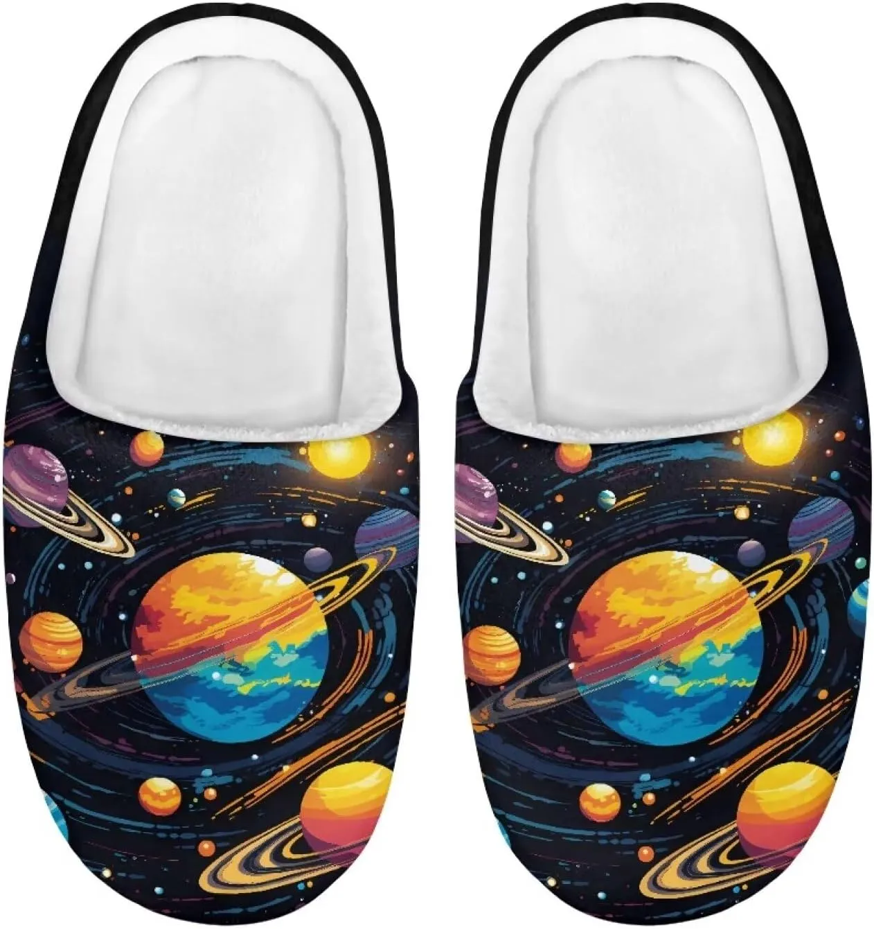 Veniyate House Slippers Cozy Plush Indoor Outdoor House Shoes Bedroom Slippers for Toddler Kid