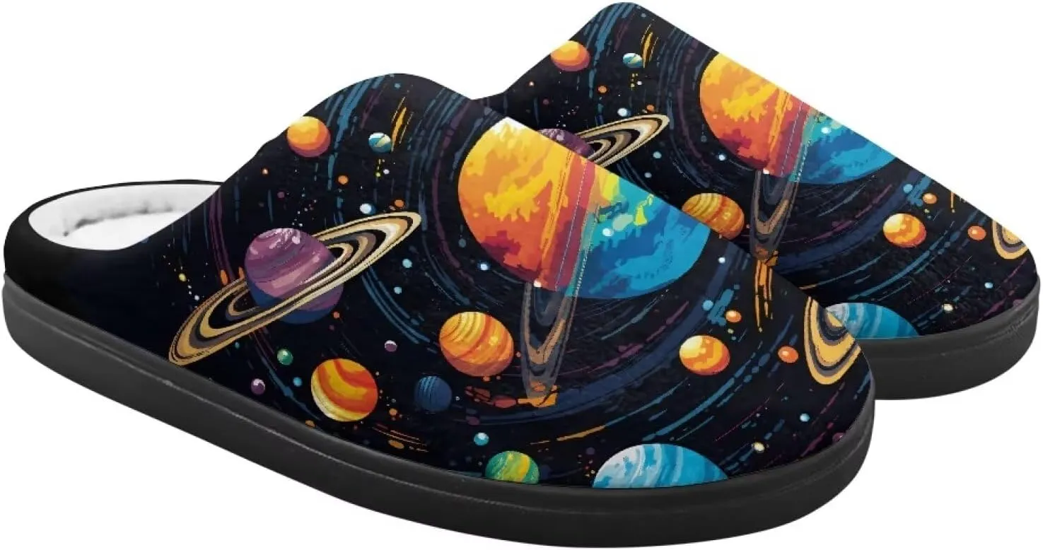 Veniyate House Slippers Cozy Plush Indoor Outdoor House Shoes Bedroom Slippers for Toddler Kid
