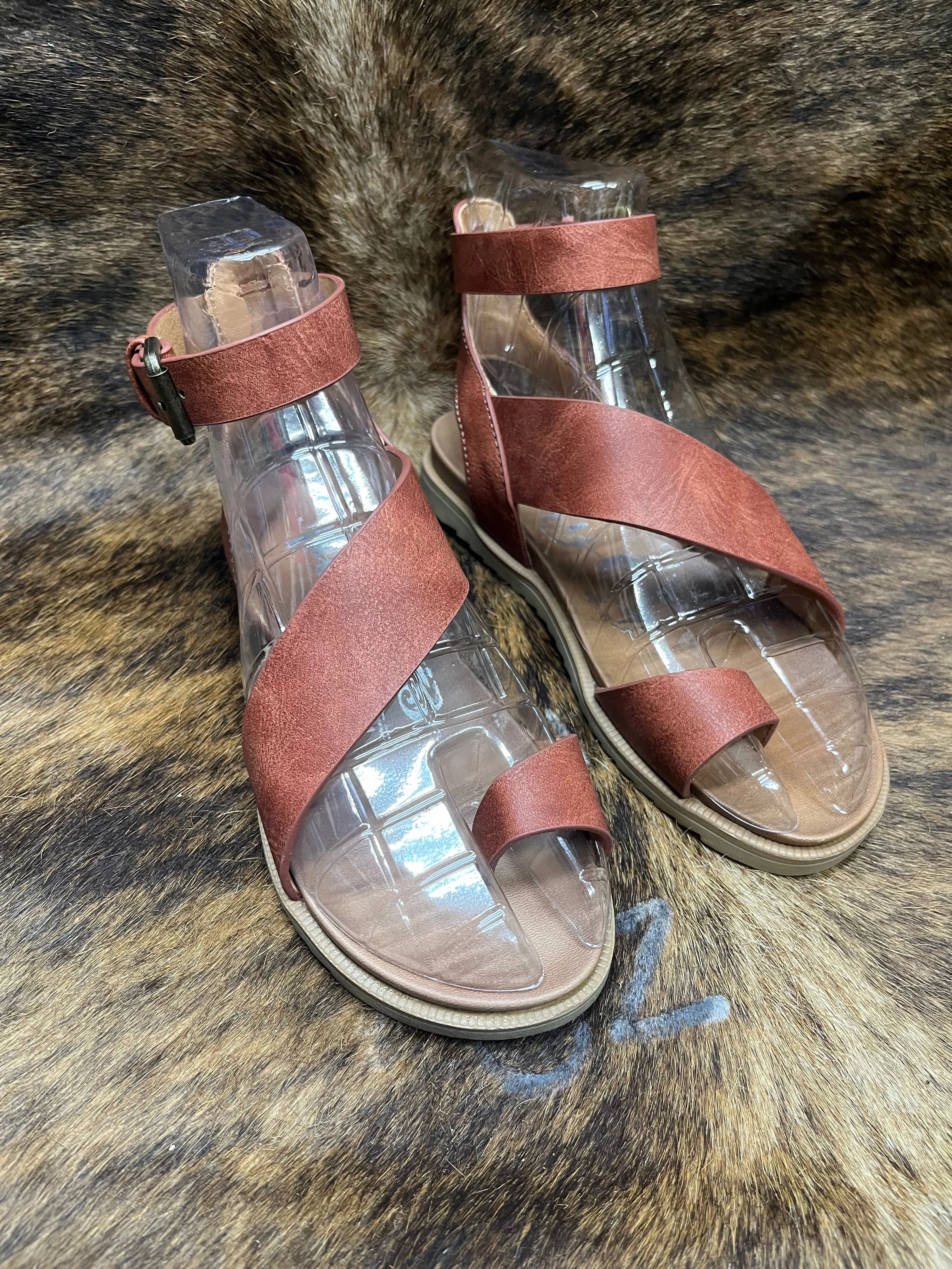 Very G Steffy Rust Sandal