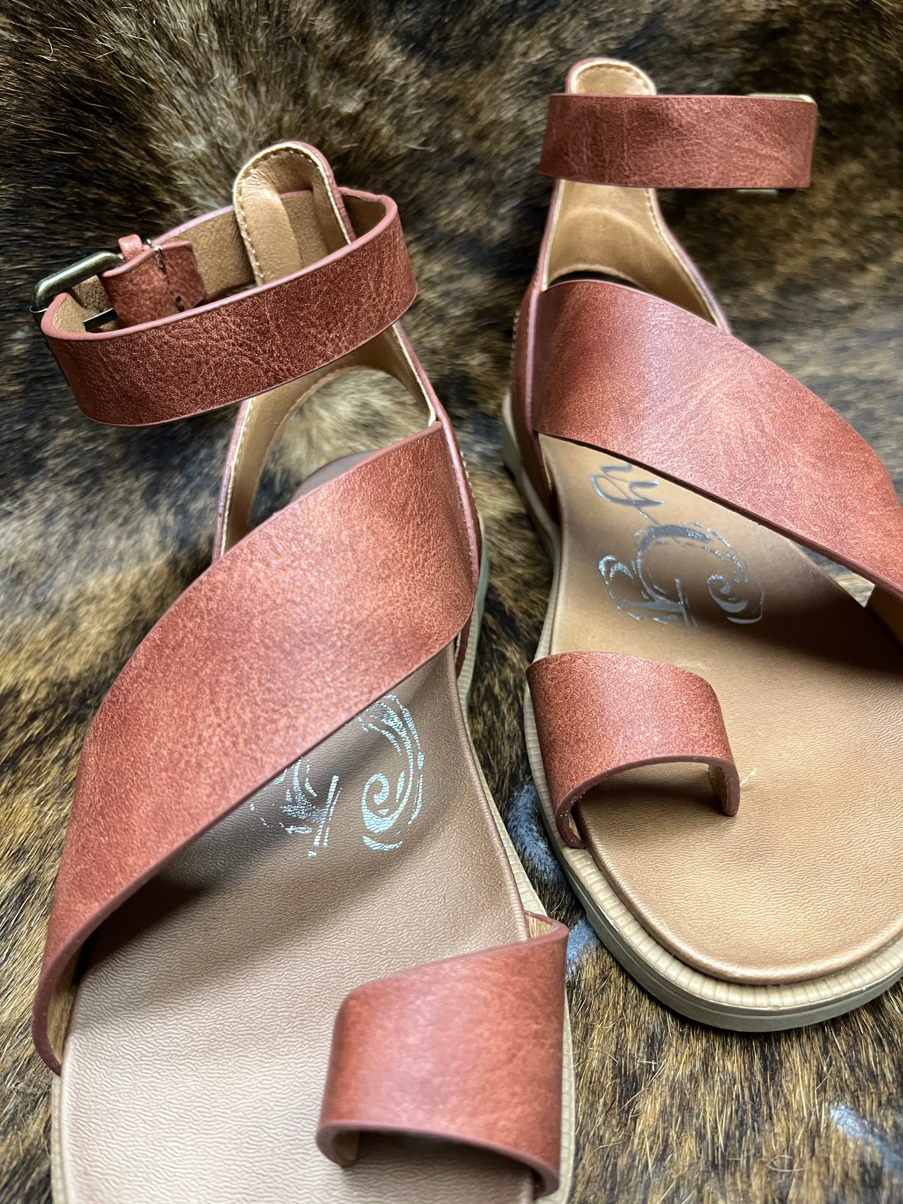 Very G Steffy Rust Sandal