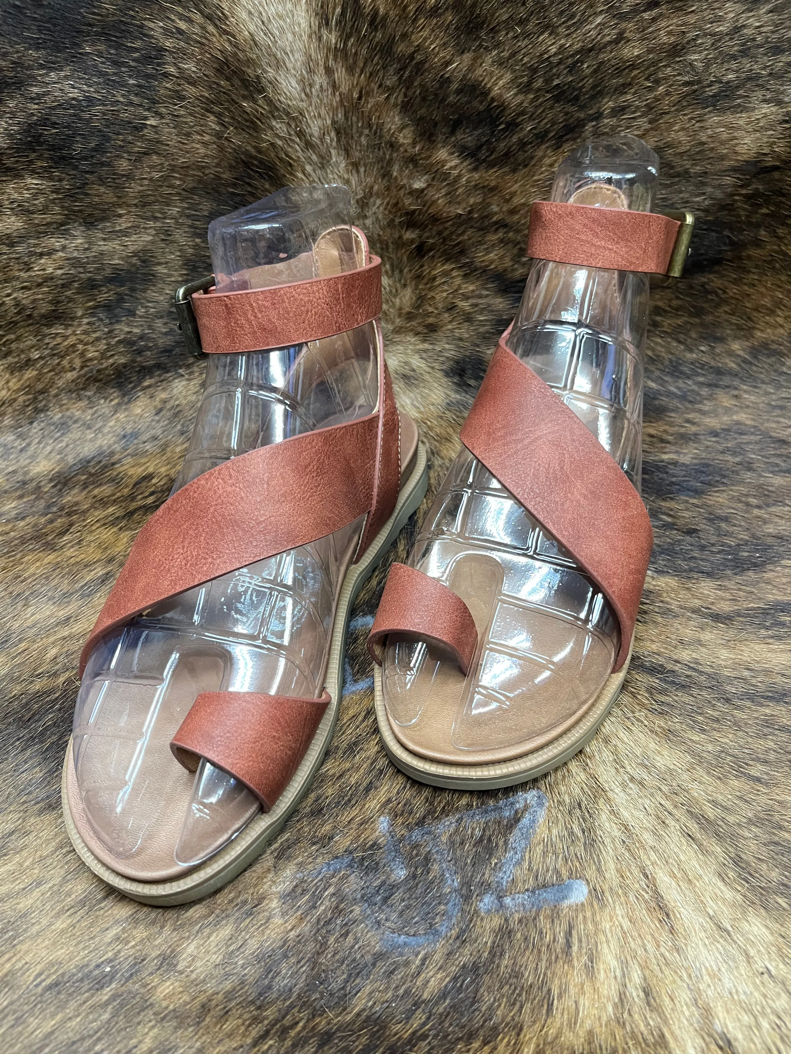 Very G Steffy Rust Sandal