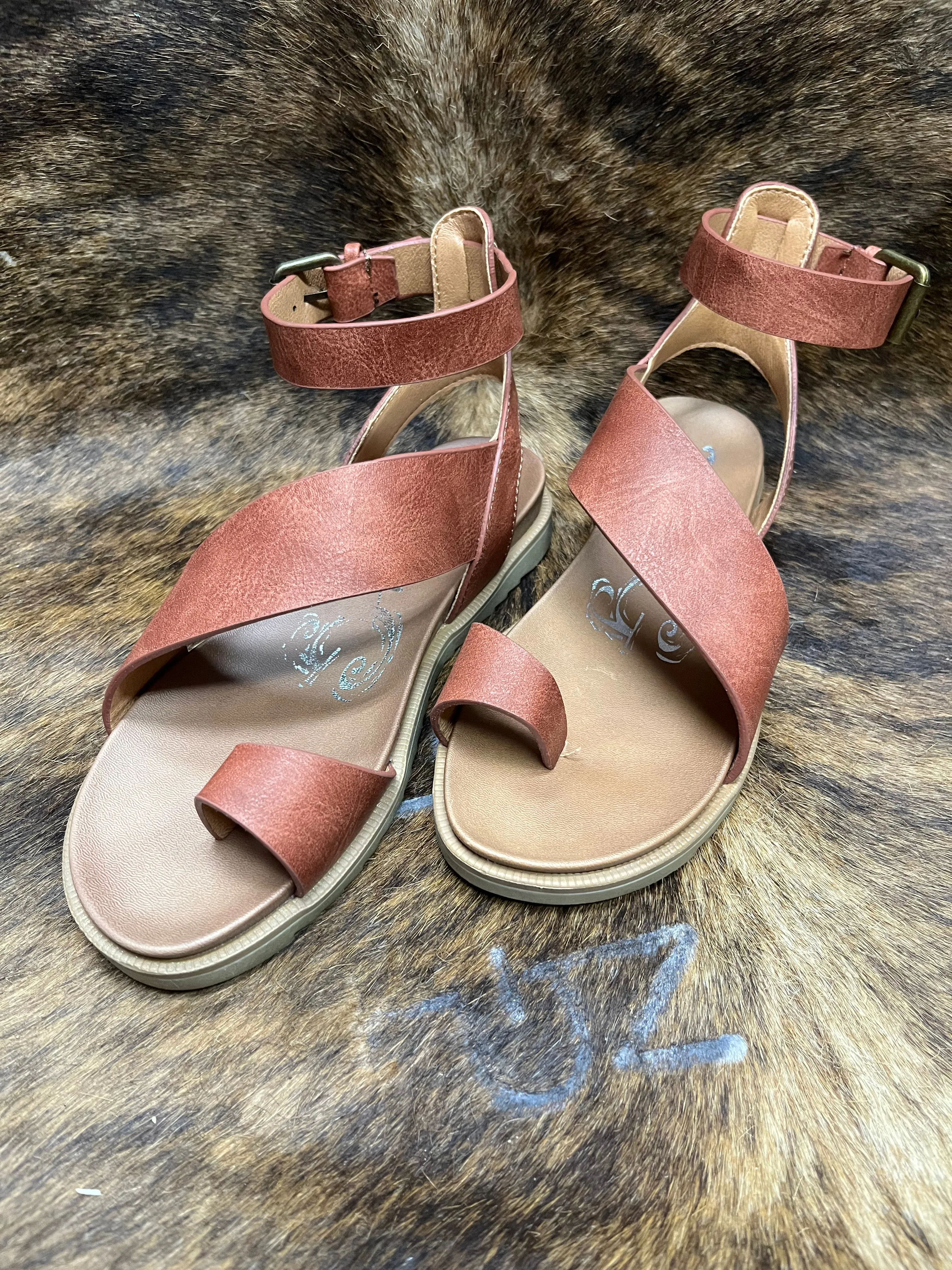 Very G Steffy Rust Sandal