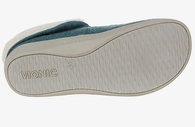 Vionic Mineral Blue-Green Believe Womens Slipper Boots BELIEVE-MINERAL