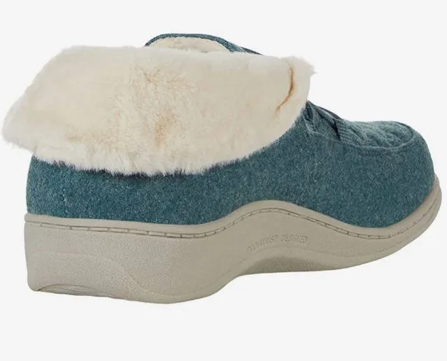 Vionic Mineral Blue-Green Believe Womens Slipper Boots BELIEVE-MINERAL