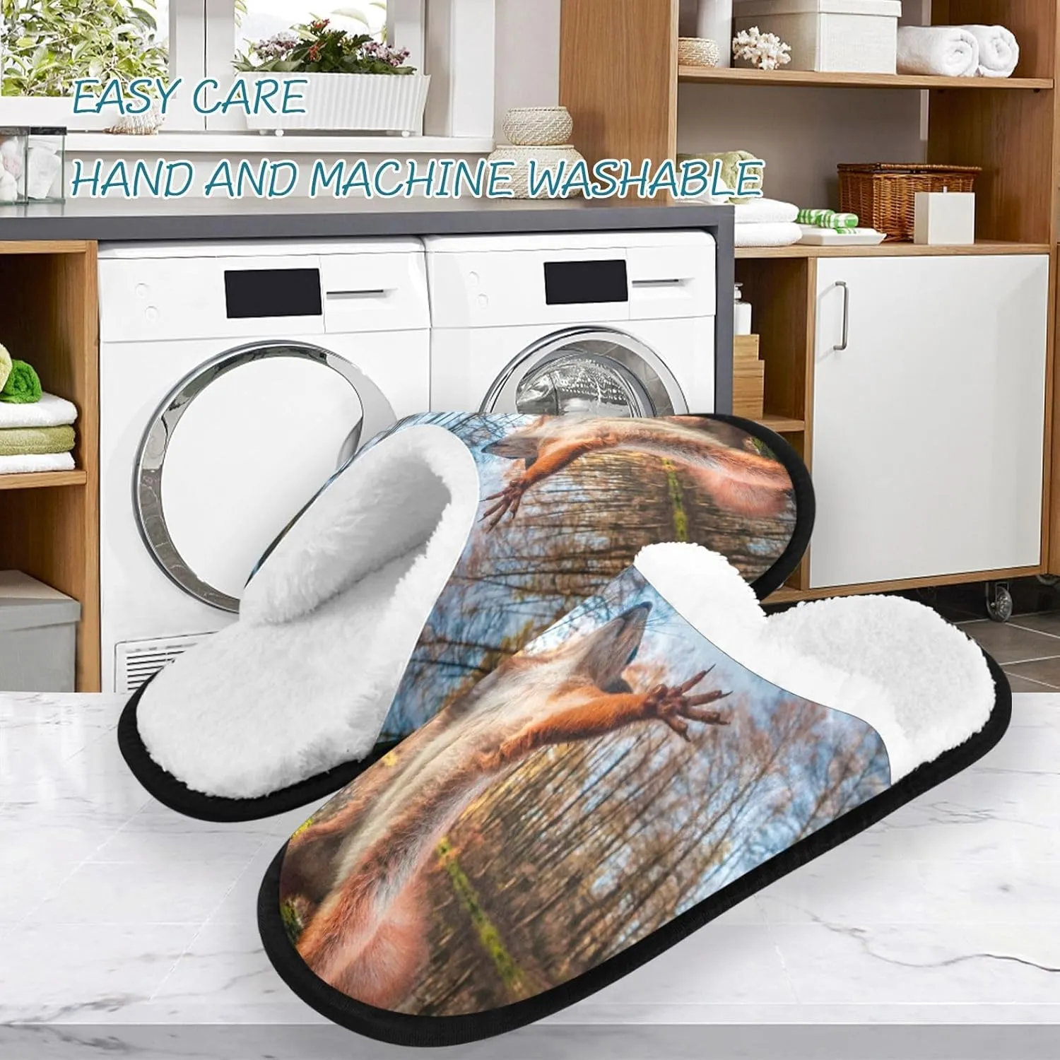 visesunny Modern Slippers for Women Mens Winter Womens Slipper Warm Comfy Memory Foam House Slippers Shoes Bedroom Cozy Indoor Outdoor Slippers