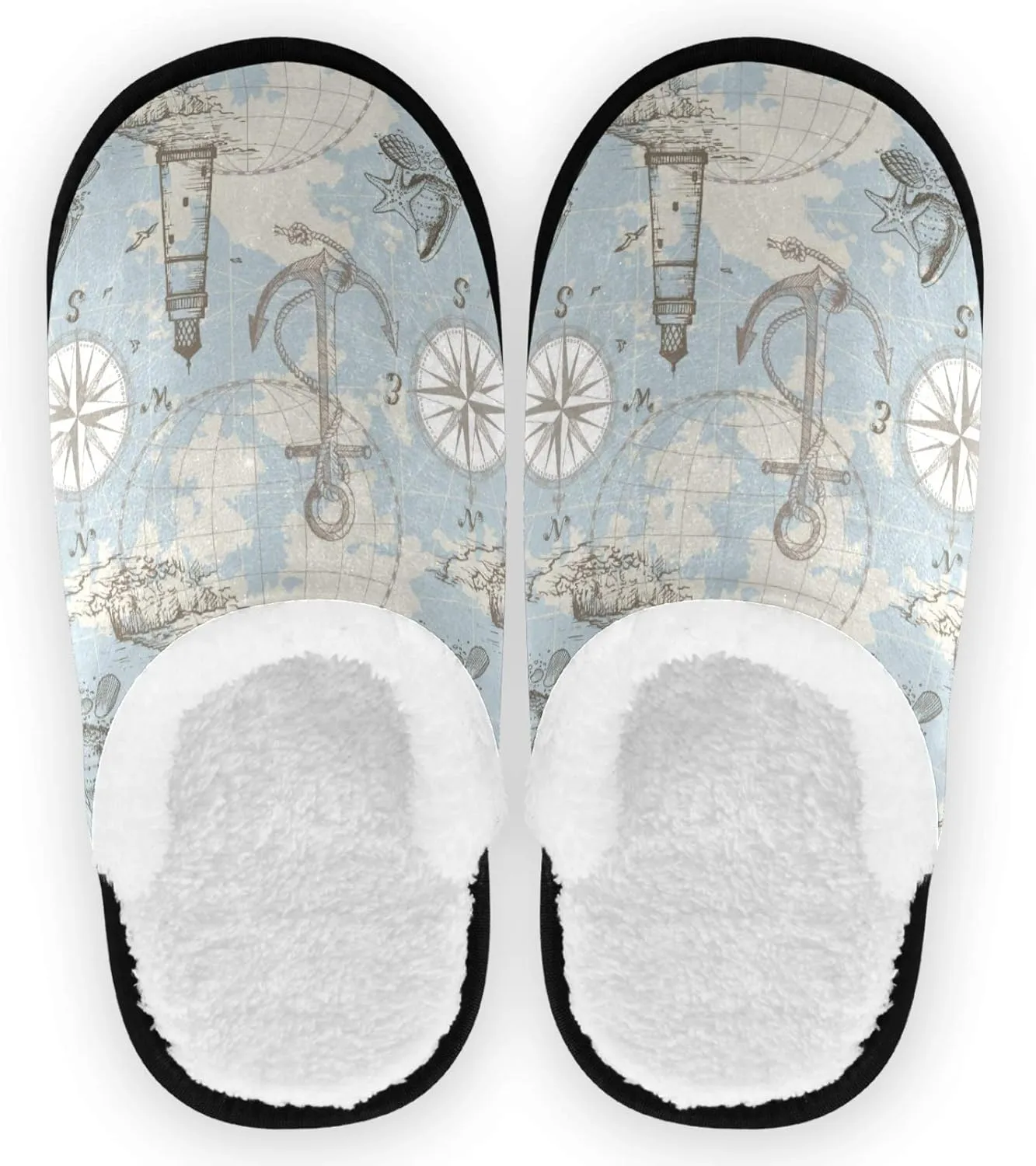 visesunny Modern Slippers for Women Mens Winter Womens Slipper Warm Comfy Memory Foam House Slippers Shoes Bedroom Cozy Indoor Outdoor Slippers
