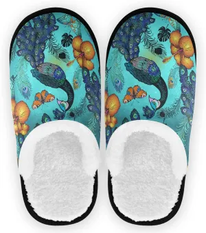 visesunny Modern Slippers for Women Mens Winter Womens Slipper Warm Comfy Memory Foam House Slippers Shoes Bedroom Cozy Indoor Outdoor Slippers