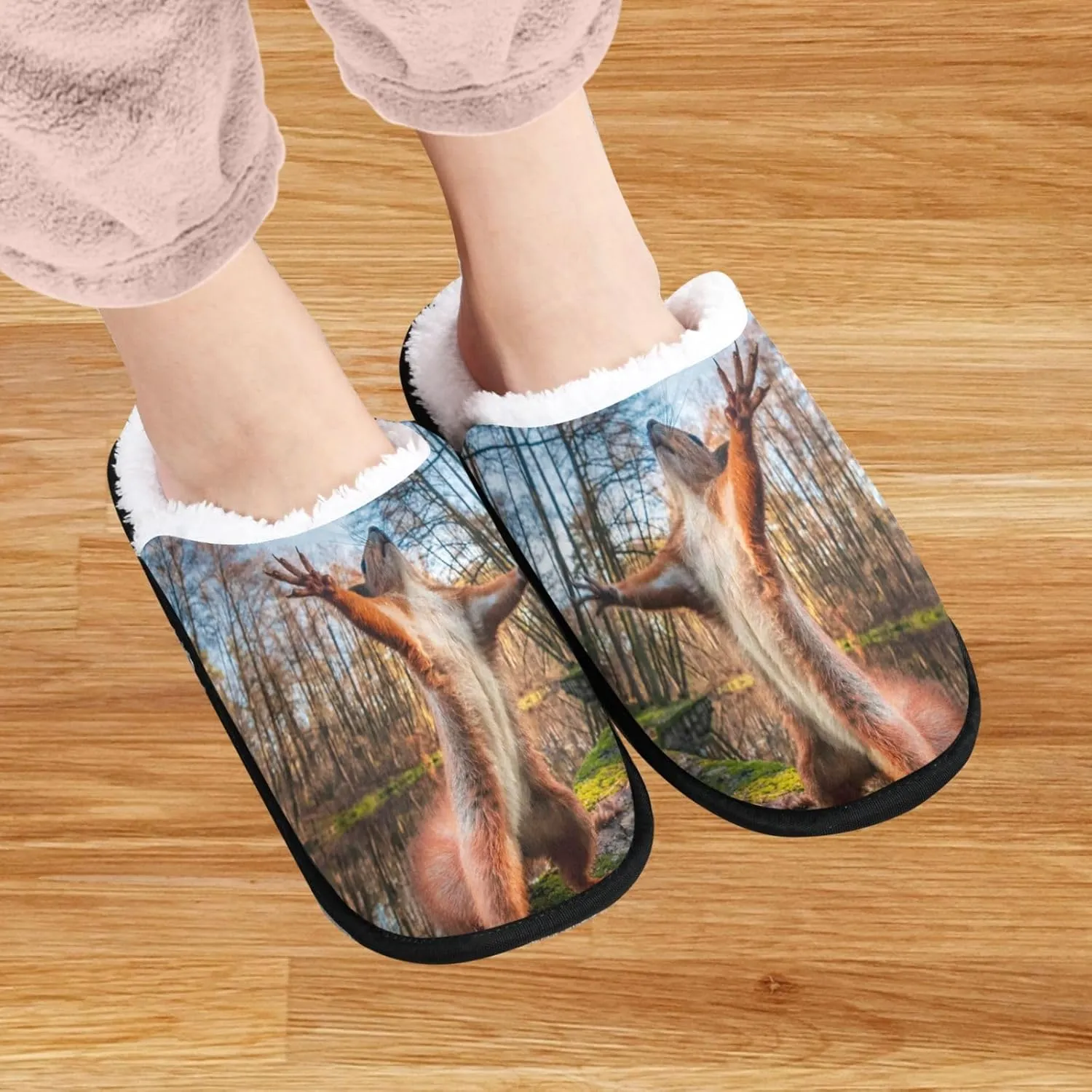 visesunny Modern Slippers for Women Mens Winter Womens Slipper Warm Comfy Memory Foam House Slippers Shoes Bedroom Cozy Indoor Outdoor Slippers