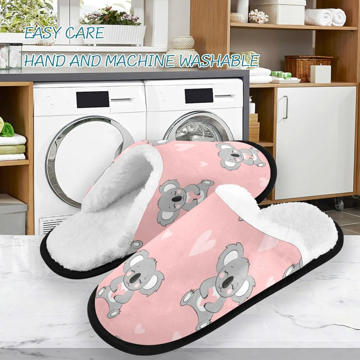 visesunny Modern Slippers for Women Mens Winter Womens Slipper Warm Comfy Memory Foam House Slippers Shoes Bedroom Cozy Indoor Outdoor Slippers