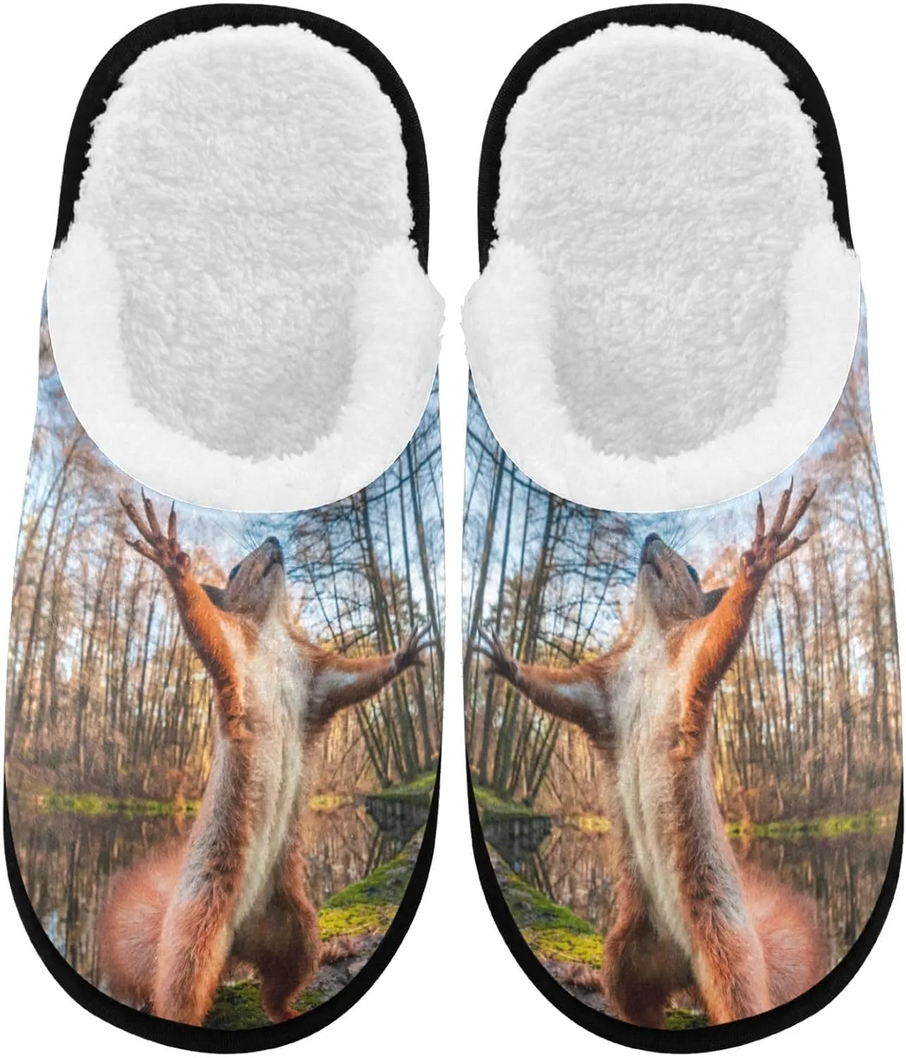 visesunny Modern Slippers for Women Mens Winter Womens Slipper Warm Comfy Memory Foam House Slippers Shoes Bedroom Cozy Indoor Outdoor Slippers