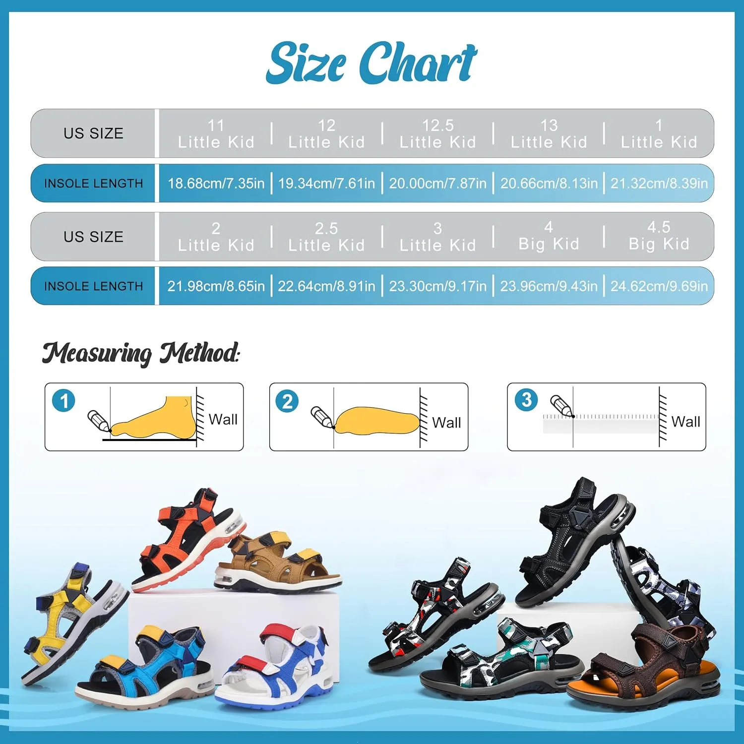 visionreast Boys Sandals Camouflage Print Kids Fashion Sport Sandals Outdoor Sandal Athletic Casual Sandals Beach Shoes
