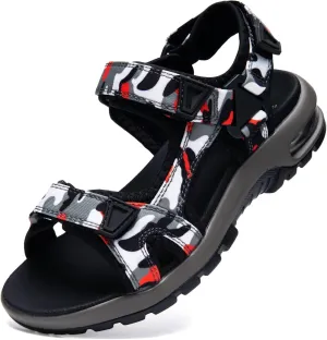 visionreast Boys Sandals Camouflage Print Kids Fashion Sport Sandals Outdoor Sandal Athletic Casual Sandals Beach Shoes