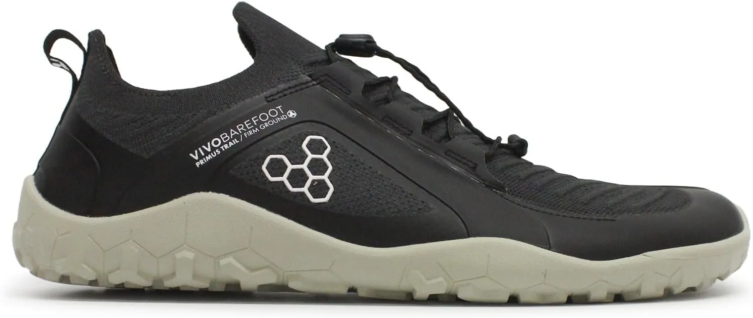 Vivobarefoot Primus Trail Knit FG Mens | Barefoot Trainers | Ultra-Lightweight Shoe | Build Strength, Balance & Mobility | Wide Fit Grounding Shoes | Flexible
