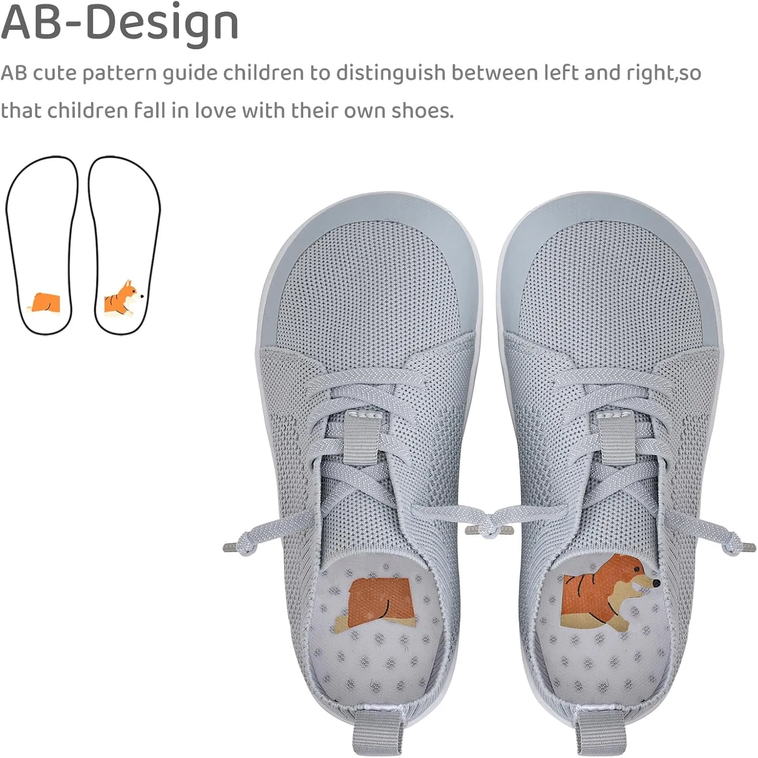 WateLves Toddler Little Kids Wide Barefoot Shoes Boys Girls Minimalist Sneakers Lightweight Breathable Walking Shoes | Naturally Splay | Flexible Fit