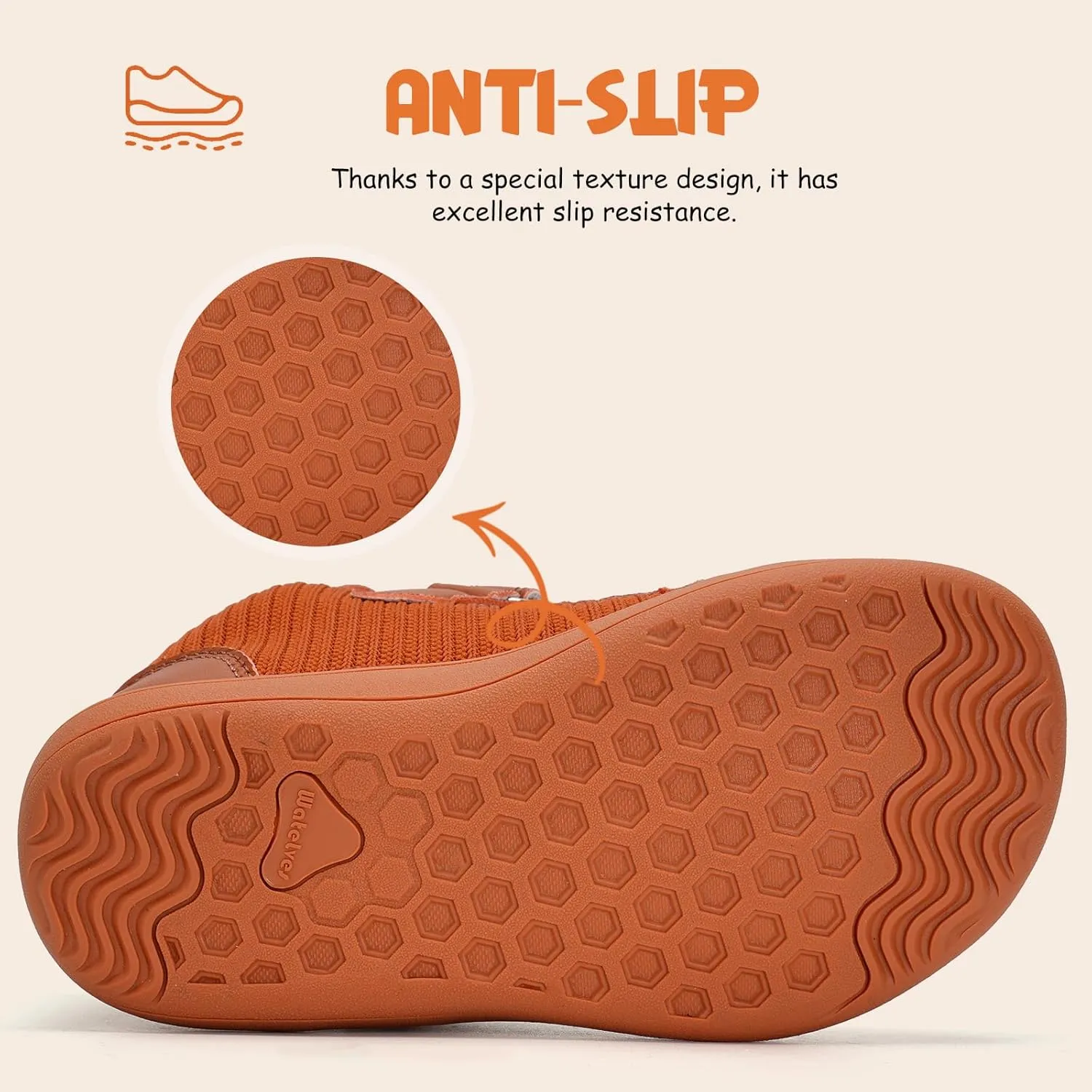 WateLves Toddler Little Kids Wide Barefoot Shoes Boys Girls Winter High Top Minimalist Sneakers Boots Walking Shoes for Indoor Outdoor | Naturally Splay | Flexible Fit
