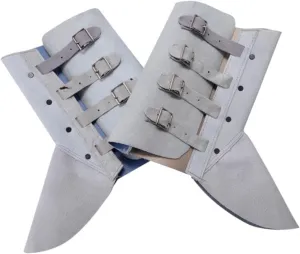 Welding Boot Covers Cowhide Leg Cover Welding Shoes Protector Lightweight Flexible Heat Insulation