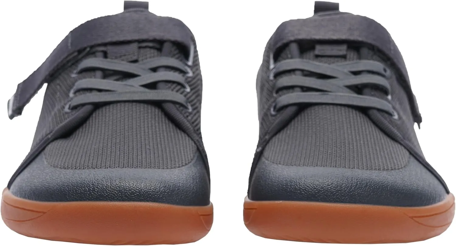 WHITIN Little/Big Kid Barefoot Shoes | Boys/Girls Lace-up Minimalist Sneakers | Wide Toe Box | Natural Flexible Fit