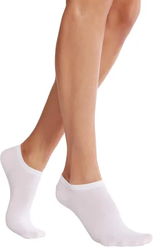 Wolford Sneaker Cotton Socks For Women Ultra-Lightweight Opaque 80 Denier Cotton Extreme Elasticity Soft Comfortable Cuffs