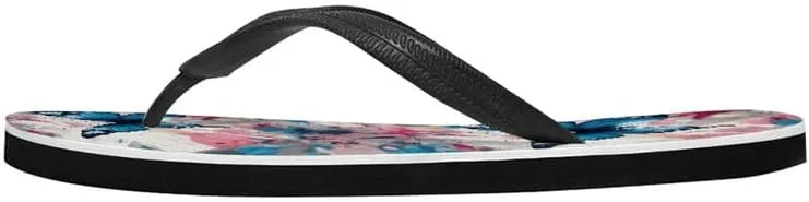 Women Geometry Flip Flop Sandal, Butterfly Sunflower Lightweight Thong Sandals Comfort Summer Beach Slippers