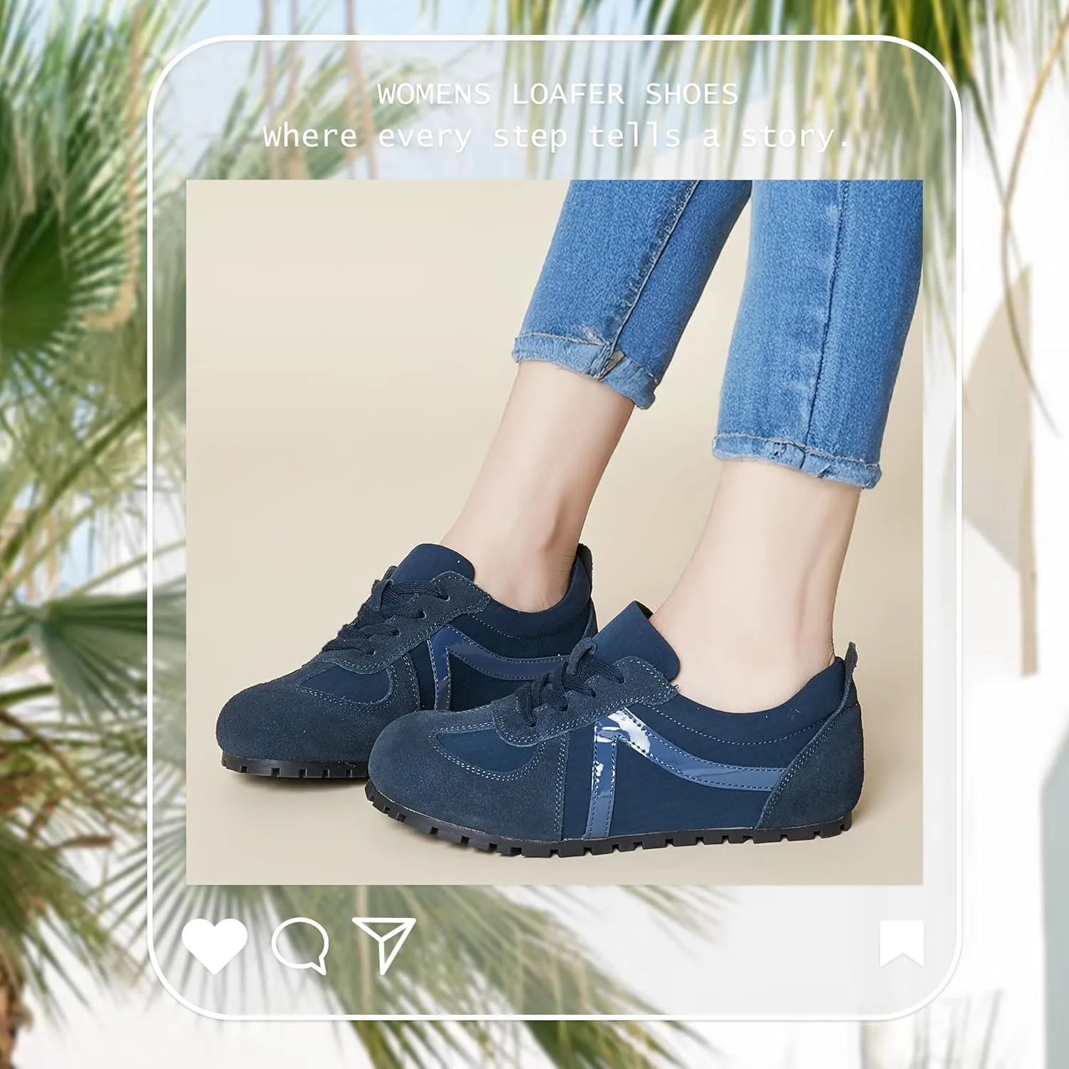 Women Loafers Shoes Casual Flat Comfortable Walking Shoes Women's Fashion Sneakers Footwear