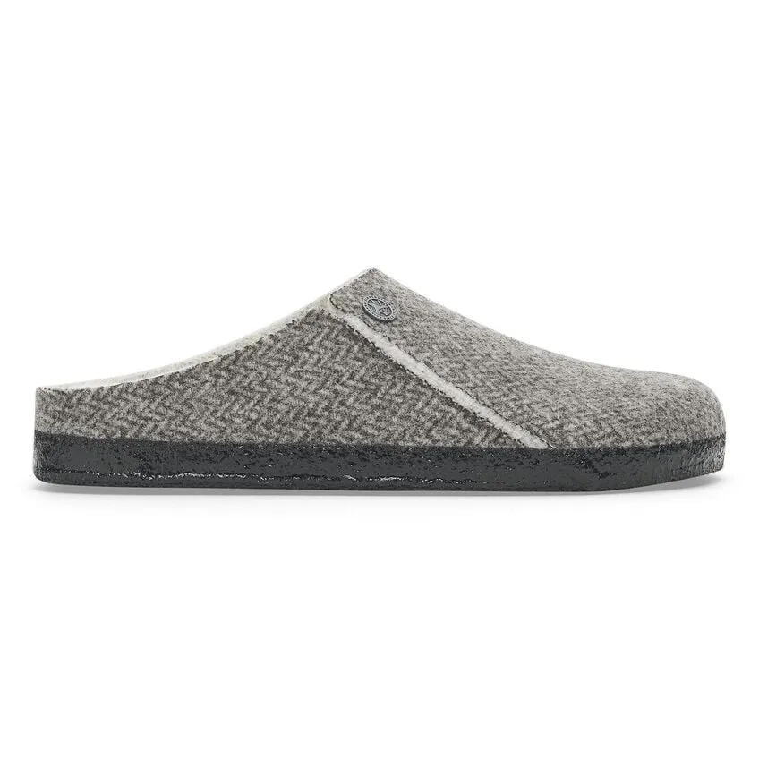 Women’s Birkenstock Zermatt Shearling Wool Felt Slipper – Herringbone Grey