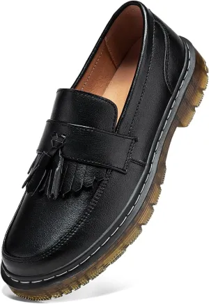 Women's Classic Penny Loafer Platform Chunky Heel Loafer for Women Comfortable Womens Business Casual Shoes