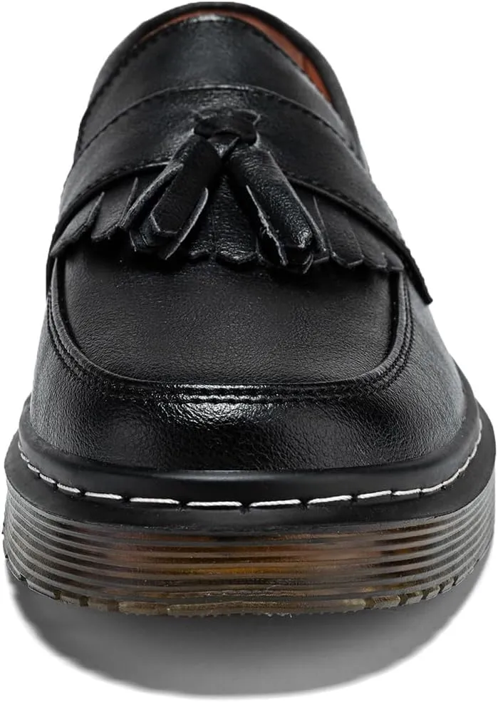 Women's Classic Penny Loafer Platform Chunky Heel Loafer for Women Comfortable Womens Business Casual Shoes