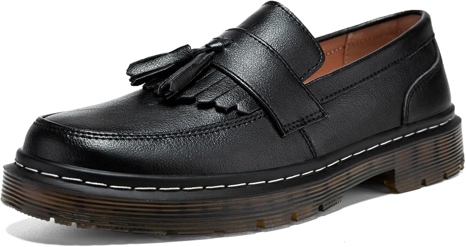 Women's Classic Penny Loafer Platform Chunky Heel Loafer for Women Comfortable Womens Business Casual Shoes