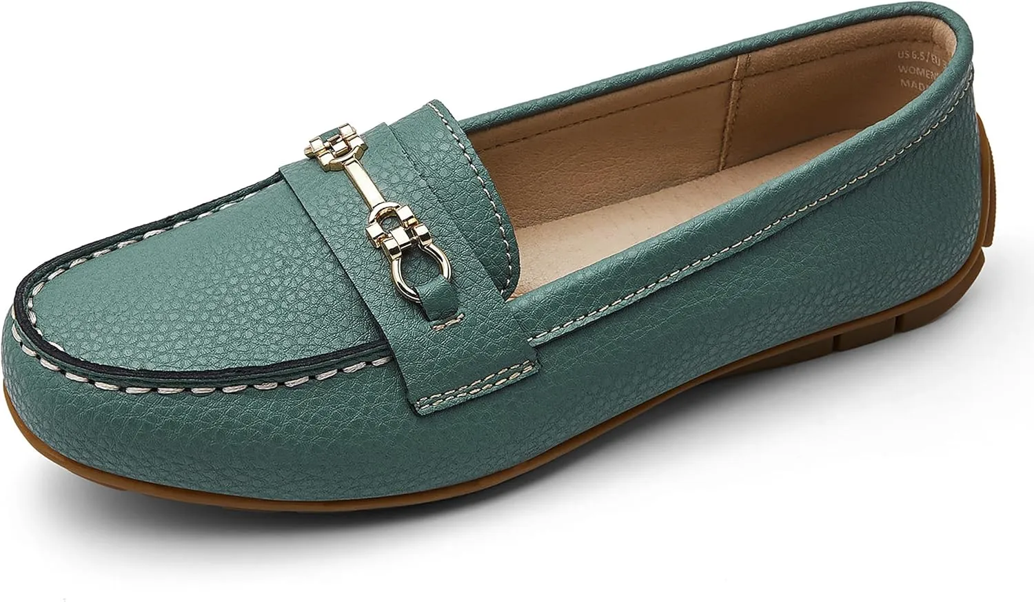 Women's Comfortable & Lightweight Leather Loafers Slip-Ons Driving Mocs Walking Shoes Cute Business Casual Dress Shoes Work Flats for Women