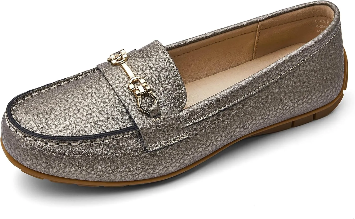 Women's Comfortable & Lightweight Leather Loafers Slip-Ons Driving Mocs Walking Shoes Cute Business Casual Dress Shoes Work Flats for Women