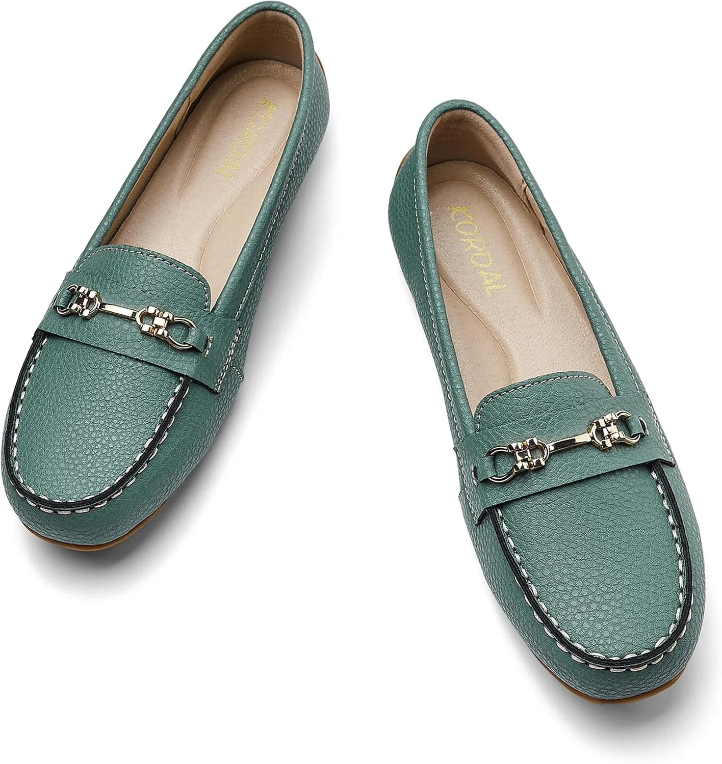 Women's Comfortable & Lightweight Leather Loafers Slip-Ons Driving Mocs Walking Shoes Cute Business Casual Dress Shoes Work Flats for Women