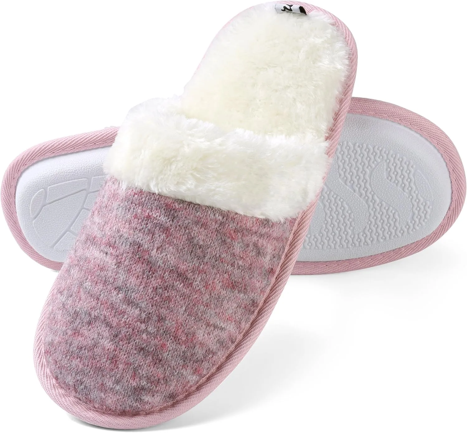 Women's Comfy Warm Home Splash Spa Bedroom Slide Comfortable Pillow Plush Soft House Slipper Violet