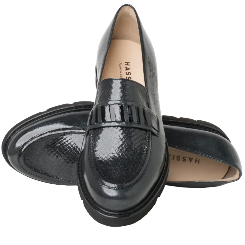 Women’s Hassia Pisa Loafer – Dark Grey/Schwarz