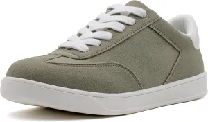 Women's Lace Up Trendy Sneaker Classic Fashion Low Top Walking Shoes