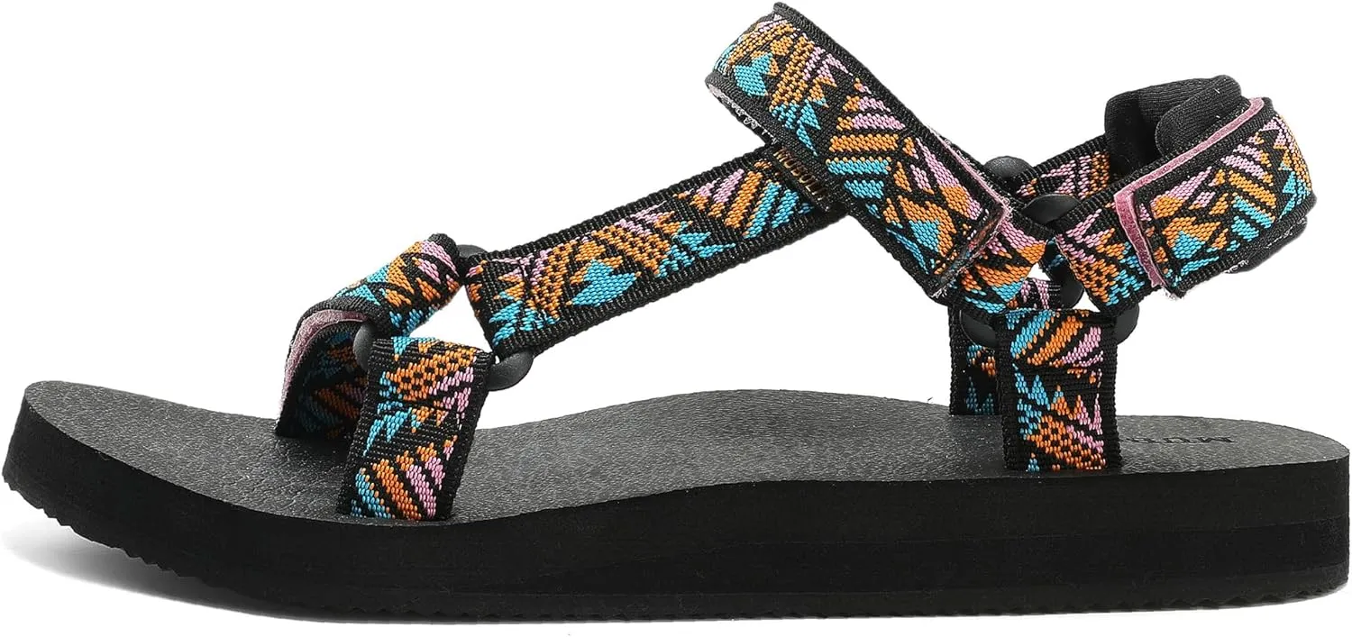 Women's Original Sandals Comfortable Quick-Drying Casual Sport Sandal Walking Hiking Water Sandals With Arch Support
