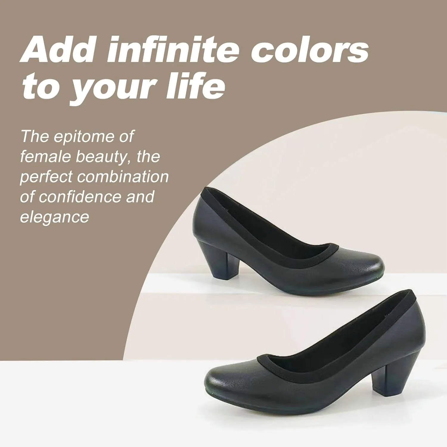 Women's Orthopedic Loafers Comfortable Low Heel Slip On Dress Shoes with Advanced Orthotic Support for All Day Comfort