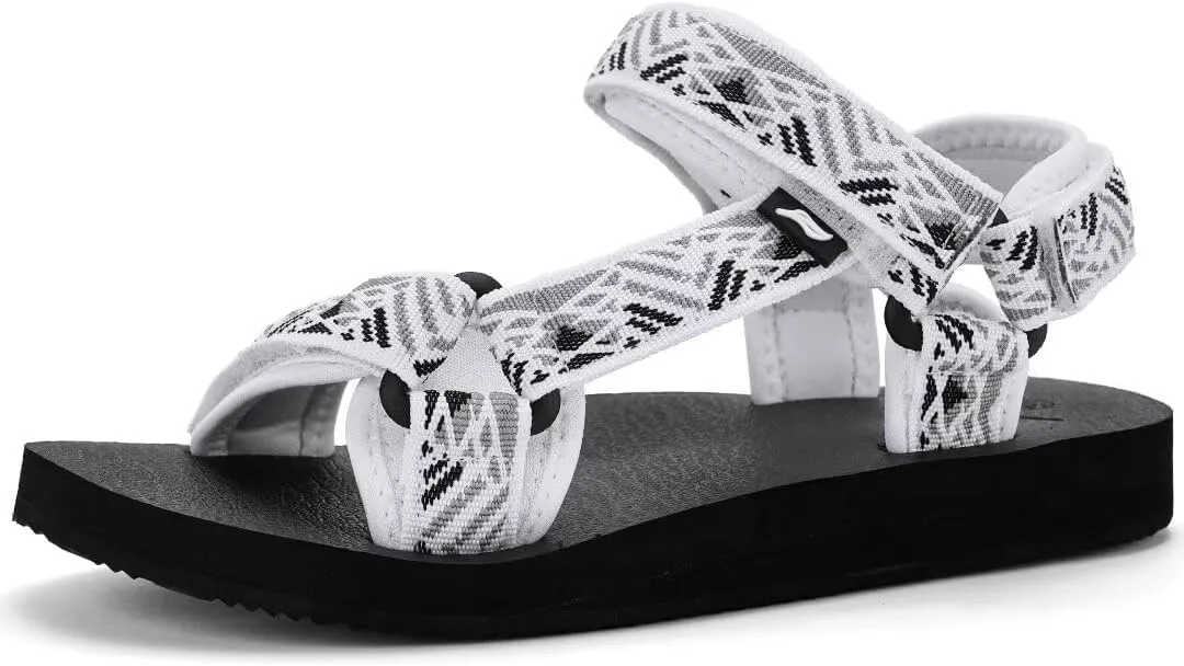 Women's Sandals Hiking Sport Sandals with Arch Support Yoga Mat Insole Comfortable Walking Water Sandals for Beach Travel Athletic