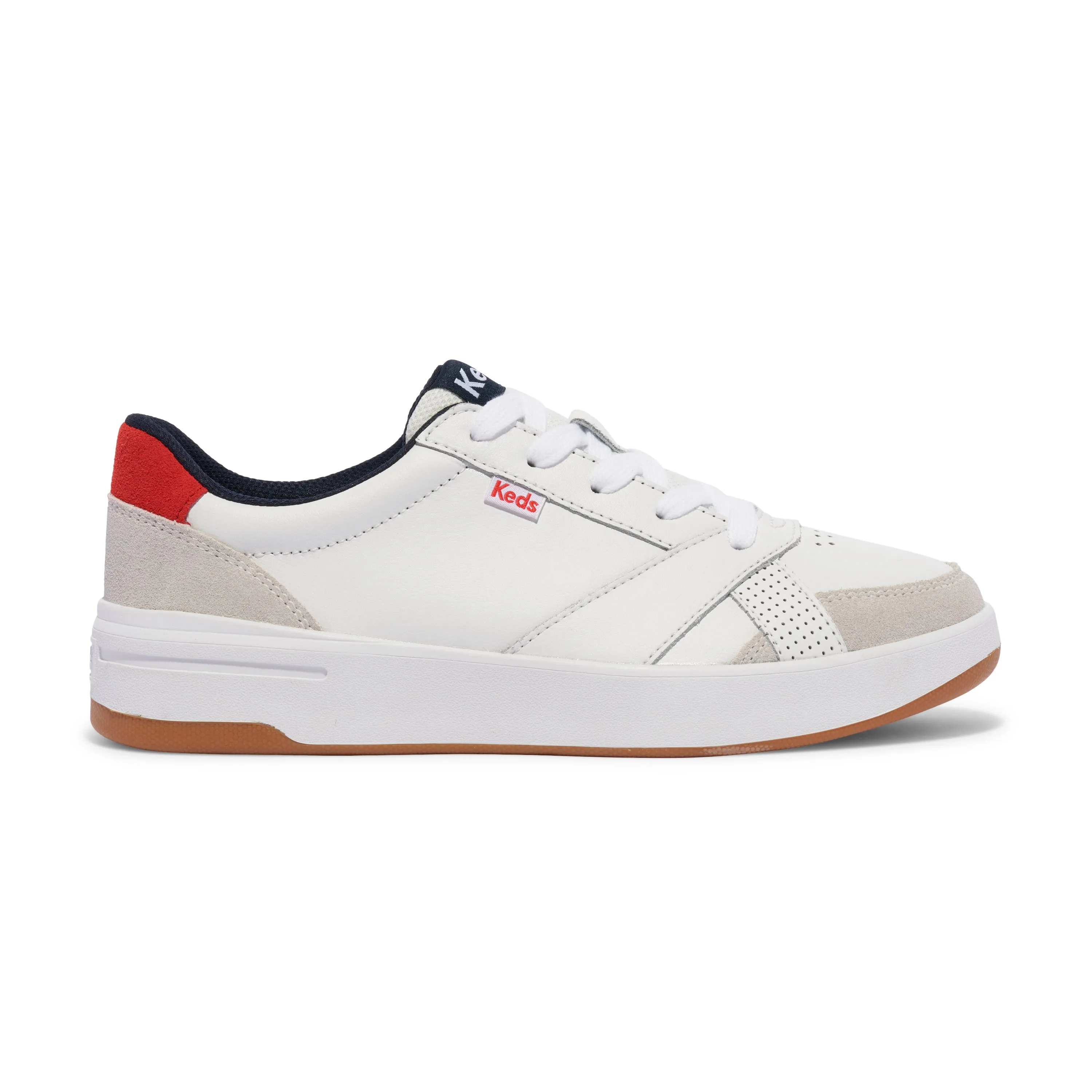 Women's The Court Leather/Suede - White/Red