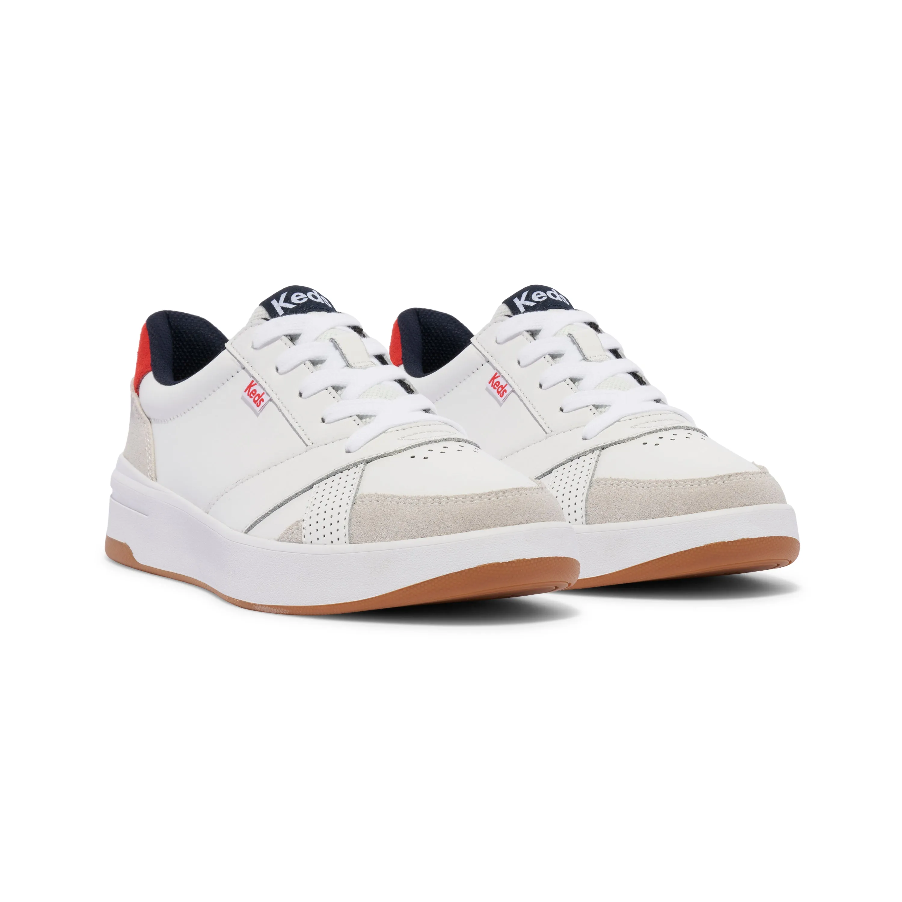 Women's The Court Leather/Suede - White/Red